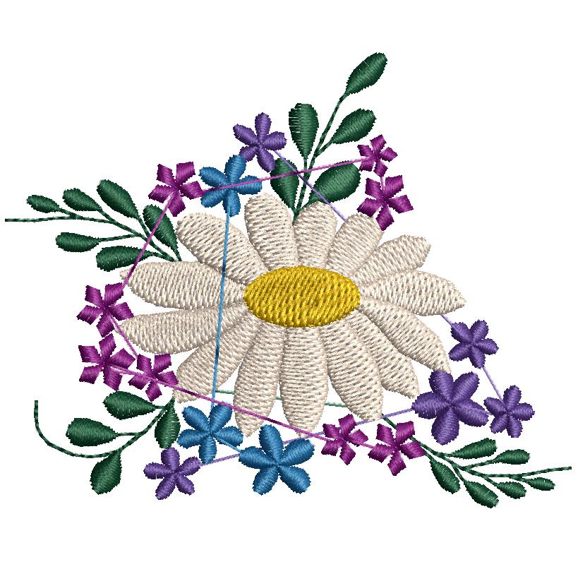 Flower Design Embroidery Part 20